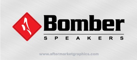 Bomber Speakers Decals - Pair (2 pieces)